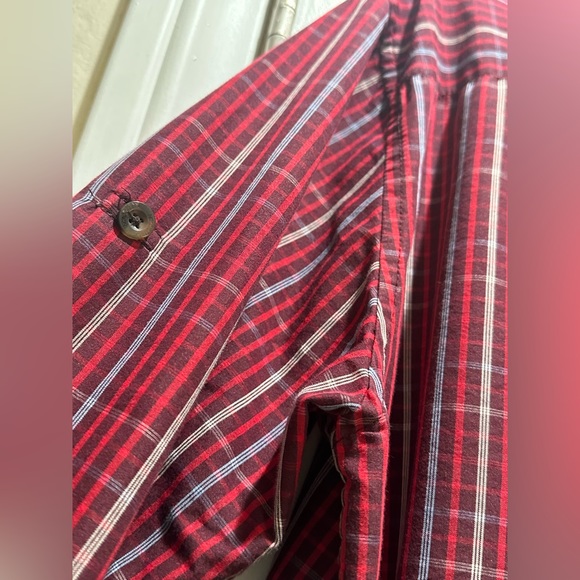 NordicTrack long sleeved plaid shirt good used condition 💖 - Picture 7 of 8
